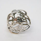 Sterling Silver Rennie Mackintosh Style Scarf Pull Toggle Vintage c1970