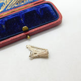 Sterling Silver Harp Charm Pendant Vintage c1970