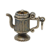 Sterling Silver Wine Jug Charm Pendant Vintage c1970
