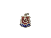 Sterling Silver Enamel Ripon Souvenir Charm Pendant Vintage c1970
