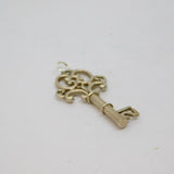 Sterling Silver 21st Birthday Key Form Charm Pendant Vintage c1970s