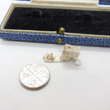 Sterling Silver Openable Church Couple Charm Pendant Vintage c1970