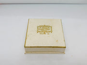 White Card Jewellery Box by Le Cheminant of Nowich Antique c1930 Art Deco