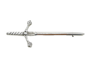 Robert Allison Scottish Sterling Silver Sword Brooch Antique 1947 Glasgow