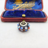 Sterling Silver Disco Ball Charm Pendant Vintage c1970