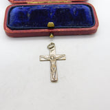 Sterling Silver Chris the Crucifiction Charm Pendant Vintage c1970