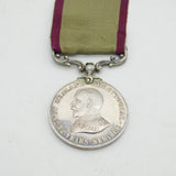 New Zealand George V Silver Territorial 12 Years Service Medal Antique 1911