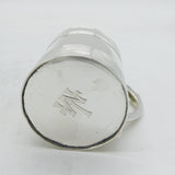 George III Sterling Silver Lined Pattern Christening Mug Antique 1795 London