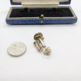 Sterling Silver Traditional Telephone Charm Pendant Vintage c1970