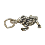Sterling Silver Lizard Charm Pendant Vintage c1970