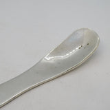 Sterling Silver Small Modernist Salt Spoon Vintage 1971 London
