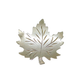 Sterling Silver La Reine Canadian Maple Leaf Brooch Pin Vintage c1950