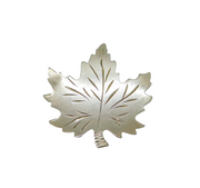 Sterling Silver La Reine Canadian Maple Leaf Brooch Pin Vintage c1950