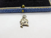 Sterling Silver Old Baboushka Charm Pendant Vintage c1970