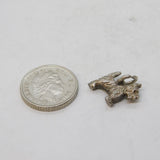 Sterling Silver Westie Terrier Dog Charm Pendant Vintage c1970s
