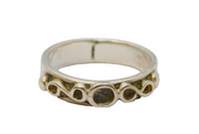 Sterling Silver Infinity Pattern Mexican Band Ring Vintage c1970 Size L