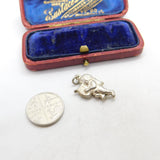 Sterling Silver Cherub with Lute Charm Pendant Vintage c1970