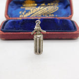 Sterling Silver Soda Siphon Charm Pendant Vintage c1970