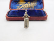 Sterling Silver Soda Siphon Charm Pendant Vintage c1970