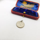 Sterling Silver 10 Cent Coin Charm Pendant Vintage c1970