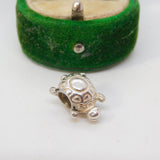 Sterling Silver Sea Turtle Charm Pendant Vintage c1970