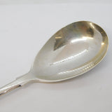Victorian Sterling Silver Fiddle Pattern Tea Caddy Spoon Antique 1854 London