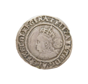 Queen Elizabeth I Hammered Silver Sixpence Coin Antique 1572 Fine Condition