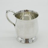 American Reed & Barton Silver Plated Christening Mug Antique c1920 Art Deco