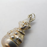 Sterling Silver Jack in the Box Charm Pendant Vintage c1970s