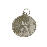 Georg Jensen Sterling Silver St Christopher Charm Pendant Vintage c1970