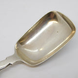 William IV Sterling Silver Shaped Bowl Tea Caddy Spoon Antique 1831 London