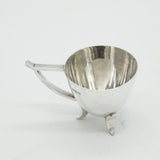 Art Deco Sterling Silver Modernist Whiksy Tot Cup Antique 1923 Sheffield