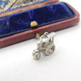 Sterling Silver Traditional Roller Charm Pendant Vintage c1970