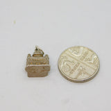 Sterling Silver St Paul's Cathedral Travel Souvenir Charm Pendant Vintage c1970s