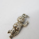Sterling Silver Cupid Charm Pendant Vintage c1970s