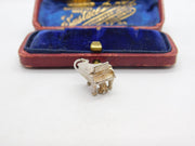 Sterling Silver Musical Piano Charm Pendant Vintage c1970