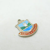 Sterling Silver & Enamel 'Norfolk Broads' Charm Vintage c1960