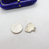 Sterling Silver Ann Hathaway's Cottage Enamel Charm Pendant Vintage c1970