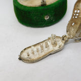 Sterling Silver Opening Family in the Shoe Charm Pendant Vintage c1970