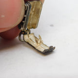 Sterling Silver Opening Camera Charm Pendant Vintage c1970s