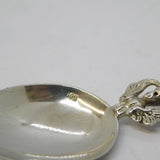 Italian 800 Grade Silver Roman Statue Terminal Souvenir Spoon Vintage c1970