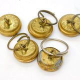 20th Century Set of Essex Crystal Guinness Advertising Buttons Vintage c1950s