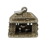 Sterling Silver Ye Old Smithy Blacksmith Charm Pendant Vintage c1970