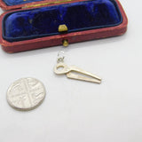 Sterling Silver Horse Hoof Trimmers Charm Pendant Vintage c1970