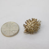 Sterling Silver Hedgehog Charm Pendant Vintage c1970