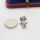 Sterling Silver Little Cartoon Animal Charm Pendant Vintage c1970