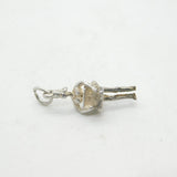 Sterling Silver Fruit Seller Lady Charm Vintage c1970