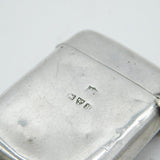 Victorian Sterling Silver Farthing Coin Set Vesta Case Antique 1900 Chester