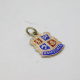 Sterling Silver Ramsgate Enamel Shield Travel Souvenir Charm Vintage c1970s