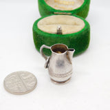 Sterling Silver Water Jug Charm Pendant Vintage c1970